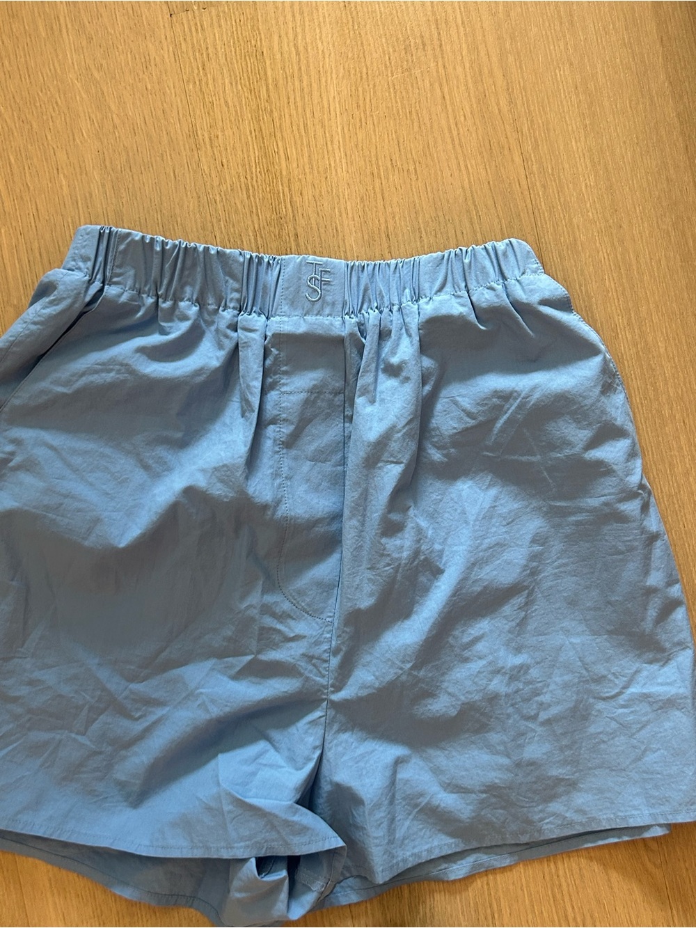 The Frankie Shop Light Blue Women's Sleep Shorts